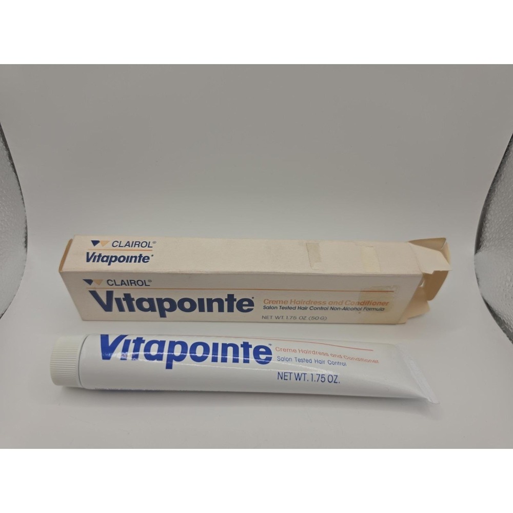 Clairol Vitapointe Creme Hairdress and Conditioner 1.75oz New With Box
